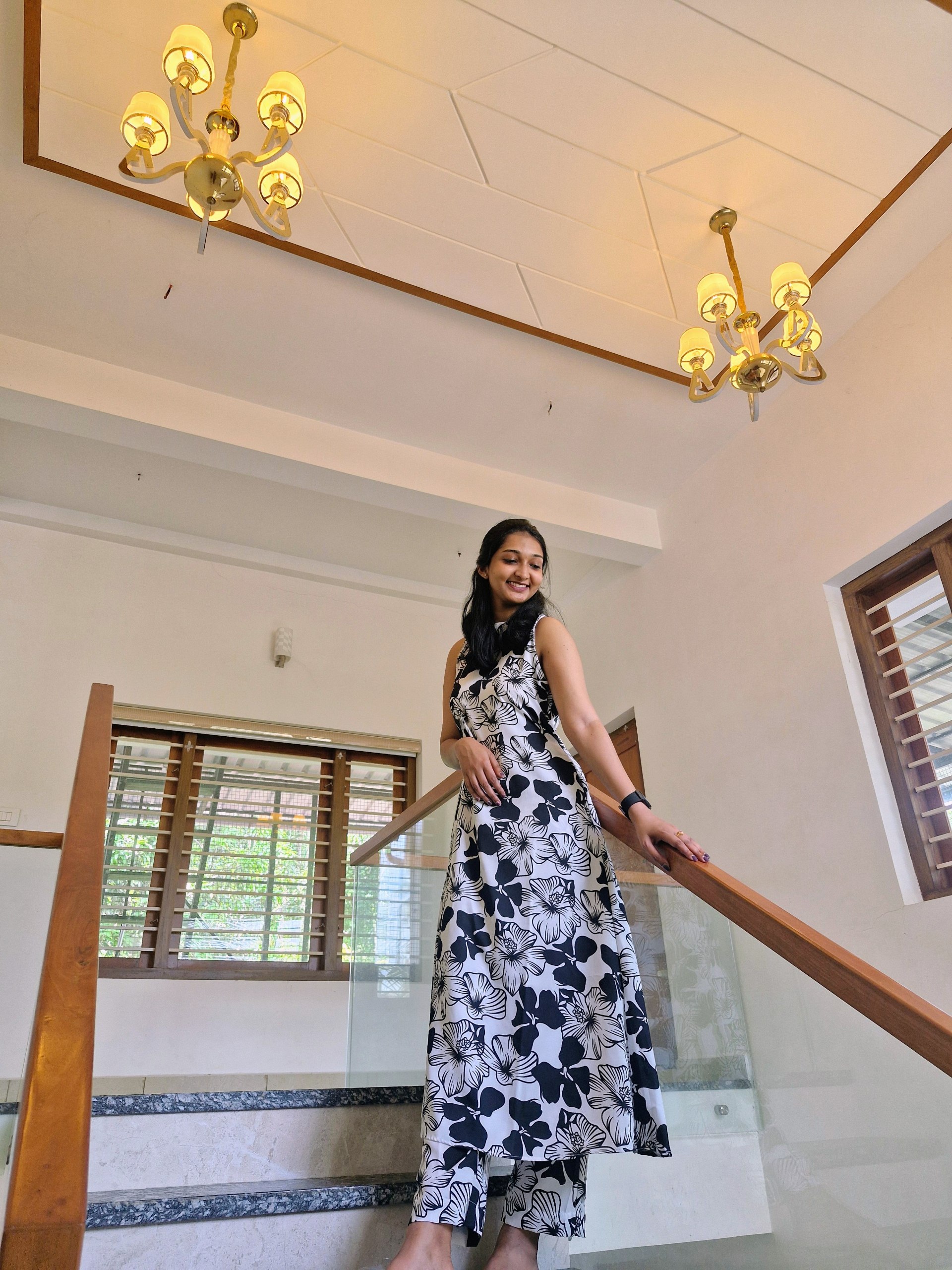 Sleevless halter neck kurti 