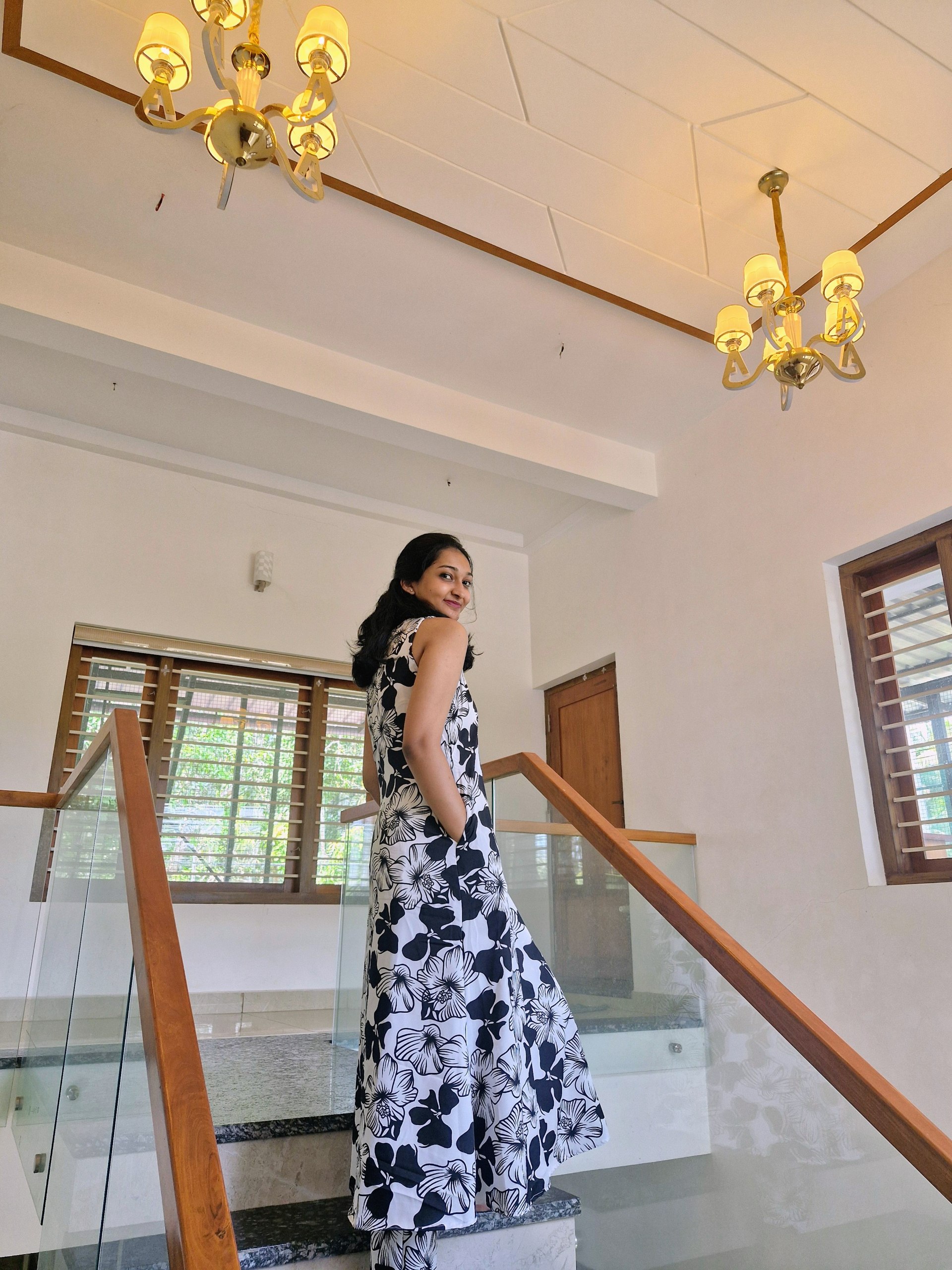 Sleevless halter neck kurti 